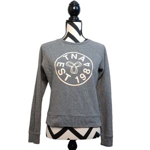 Aritzia TNA Graphic Pullover Crewneck Sweater
